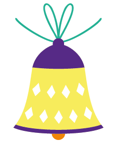 yellow-and-purple-christmas-bell-cartoon-graphic